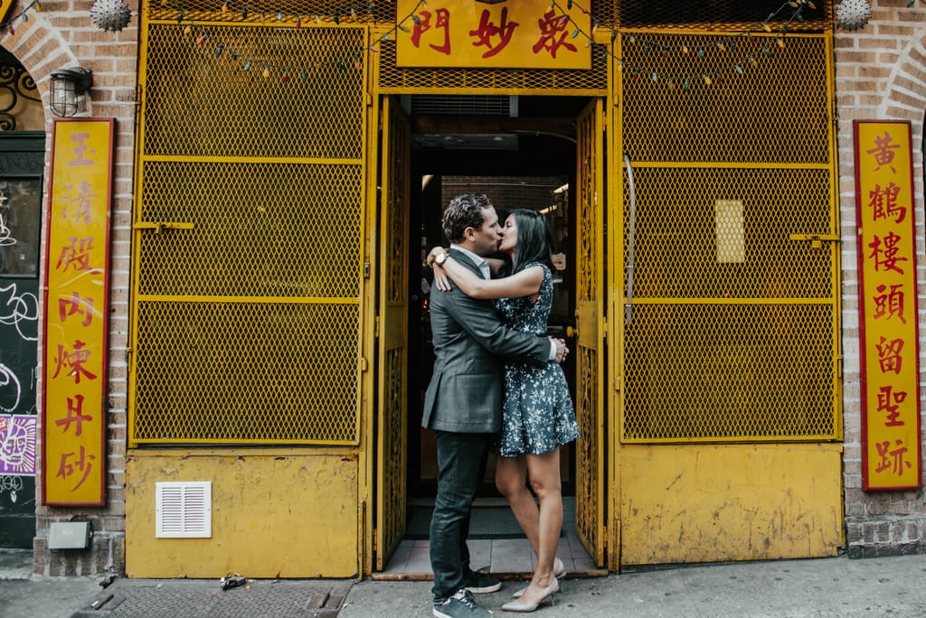 Lilly and David during their engagement session, photograph 10 of 24