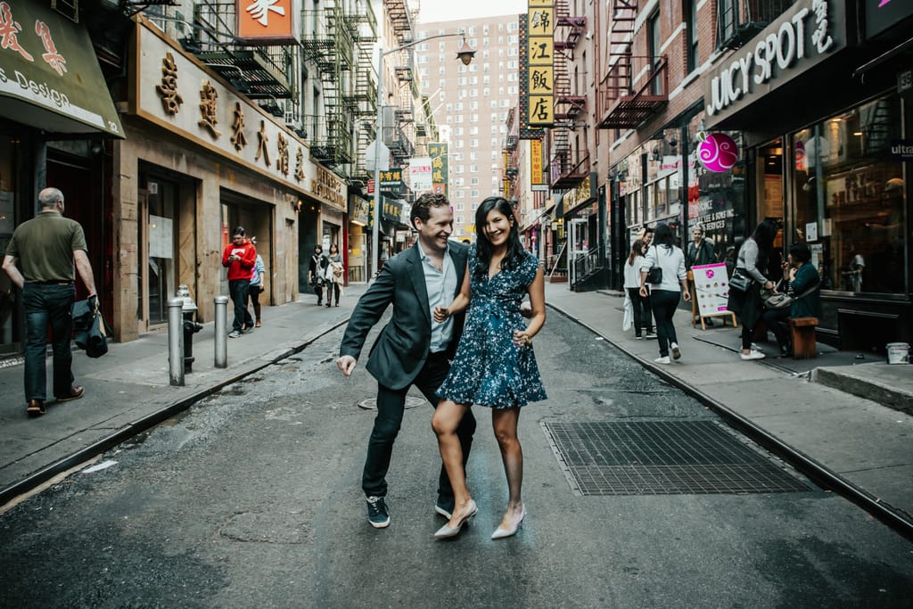 Lilly and David during their engagement session, photograph 19 of 24