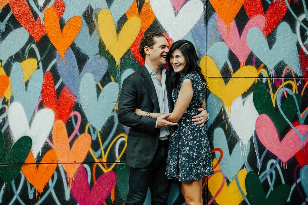 Lilly and David during their engagement session, photograph 14 of 24