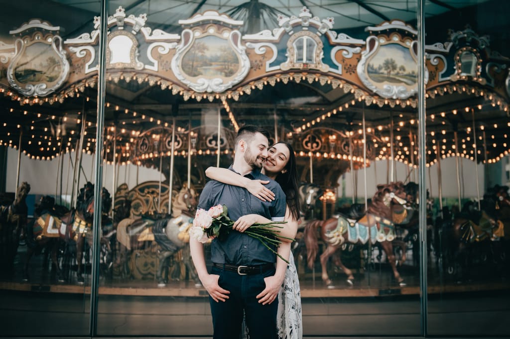Romy and Vince during their engagement session, photograph 47 of 54