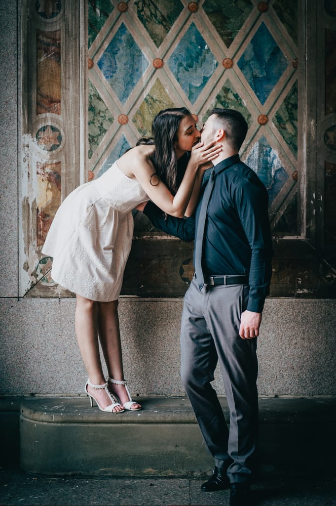 Romy and Vince during their engagement session, photograph 17 of 54