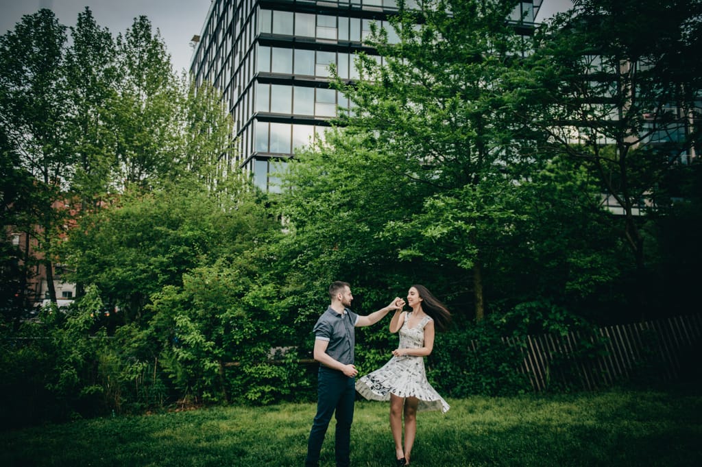Romy and Vince during their engagement session, photograph 37 of 54