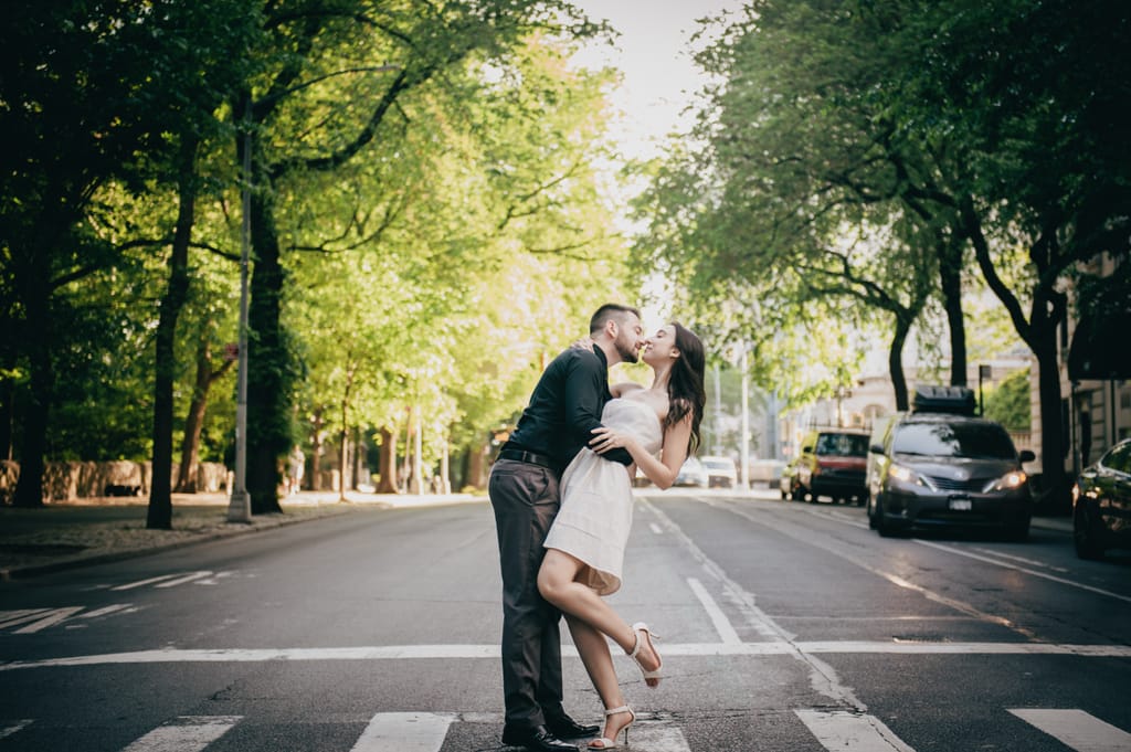 Romy and Vince during their engagement session, photograph 31 of 54