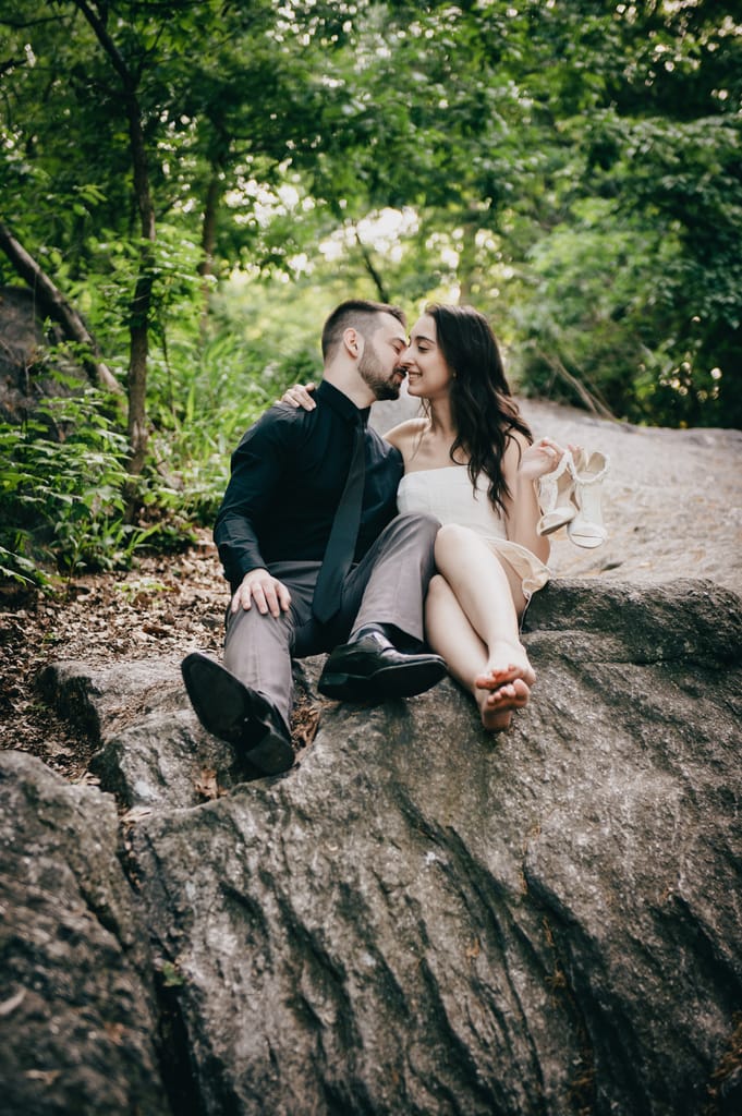 Romy and Vince during their engagement session, photograph 27 of 54