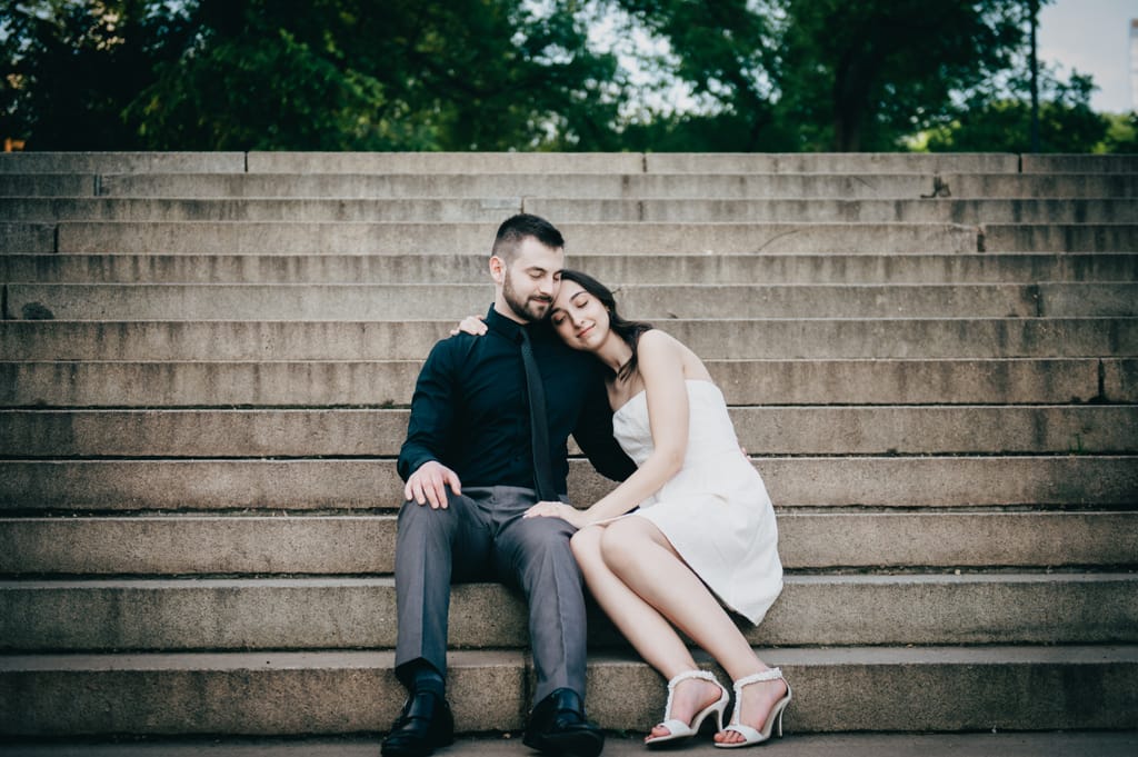 Romy and Vince during their engagement session, photograph 12 of 54