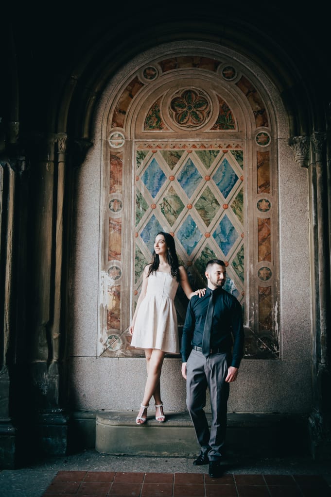 Romy and Vince during their engagement session, photograph 16 of 54