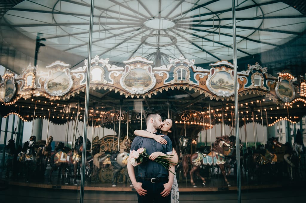 Romy and Vince during their engagement session, photograph 48 of 54