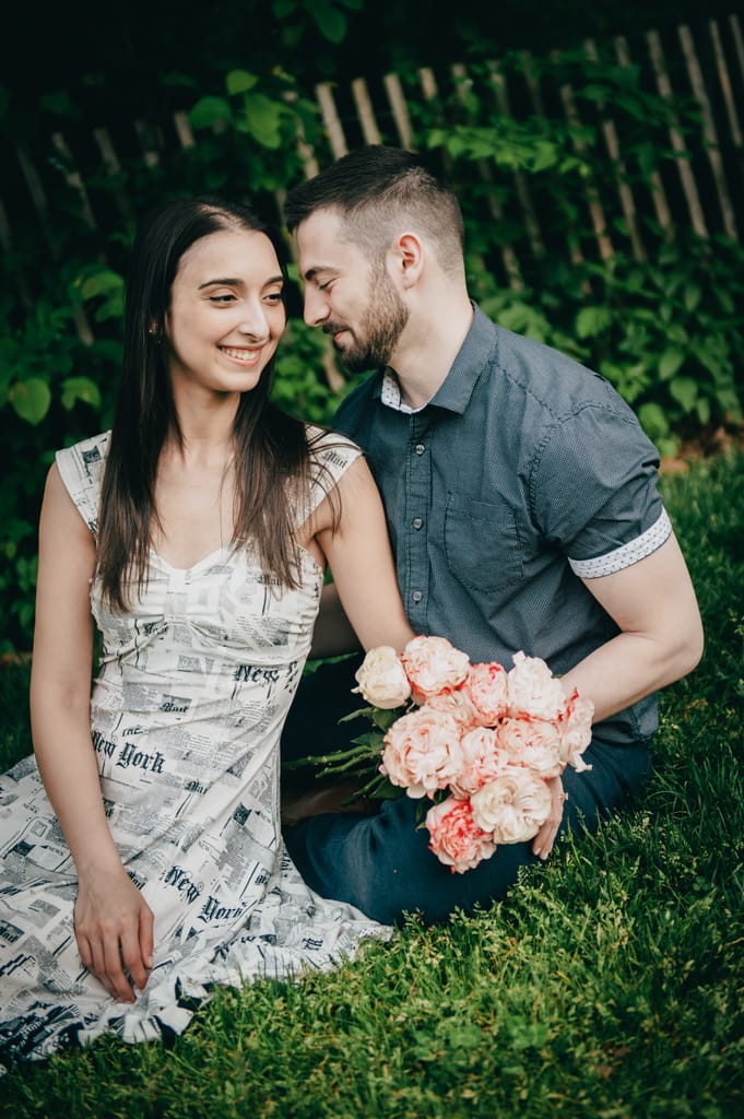 Romy and Vince during their engagement session, photograph 38 of 54