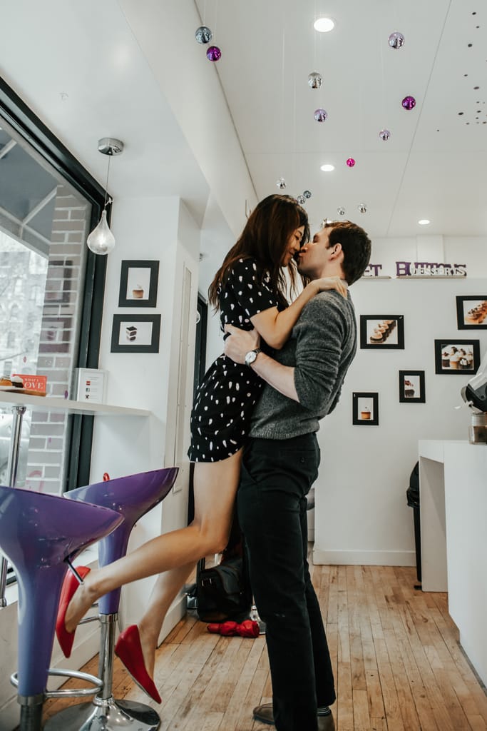 Xiayu and Josh during their engagement session, photograph 26 of 38