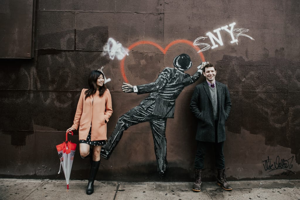 Xiayu and Josh during their engagement session, photograph 18 of 38