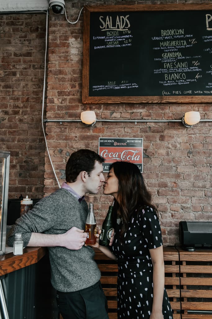 Xiayu and Josh during their engagement session, photograph 3 of 38