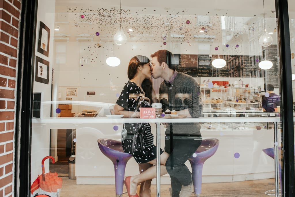 Xiayu and Josh during their engagement session, photograph 27 of 38