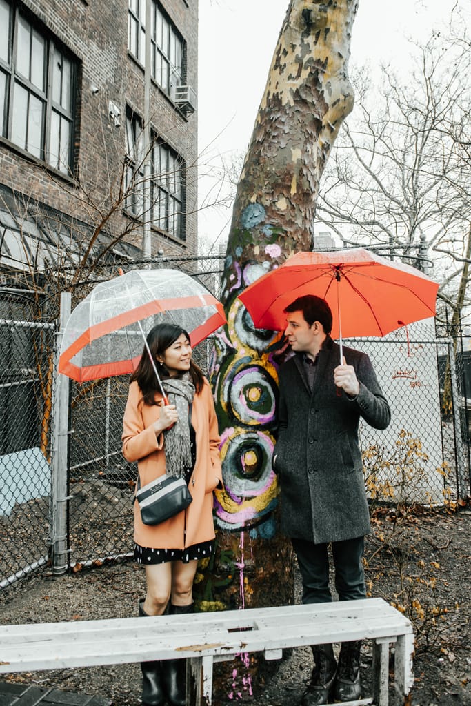Xiayu and Josh during their engagement session, photograph 34 of 38