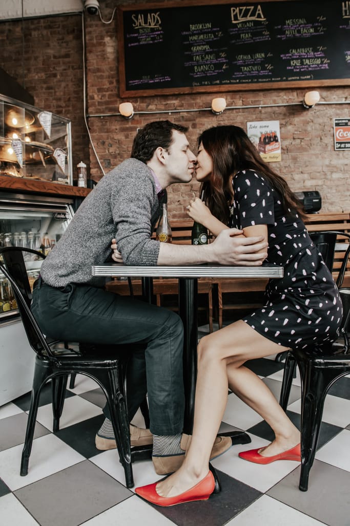 Xiayu and Josh during their engagement session, photograph 8 of 38