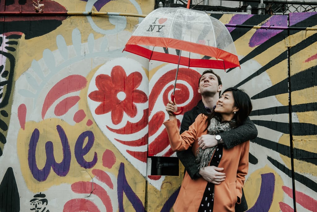 Xiayu and Josh during their engagement session, photograph 36 of 38