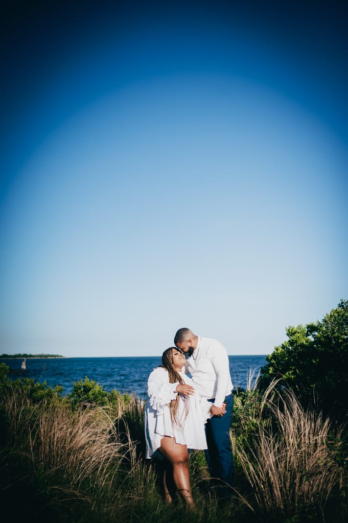 Zineah and Devonte during their engagement session, photograph 22 of 22