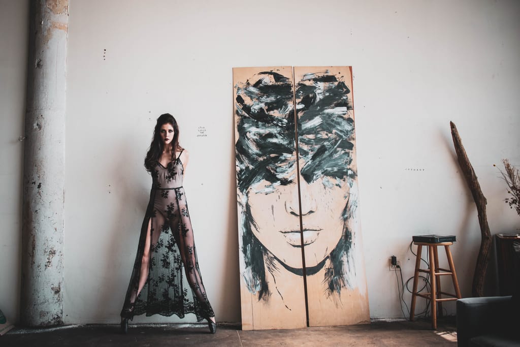 Warrior — glam and fine art portrait, photograph 9 of 70
