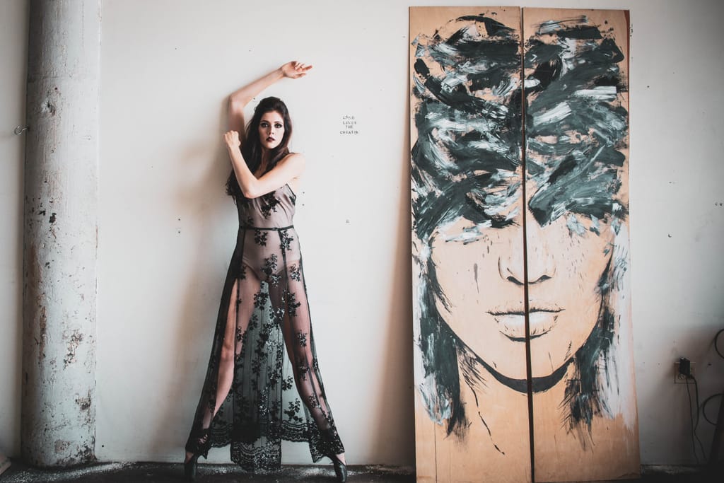 Warrior — glam and fine art portrait, photograph 12 of 70