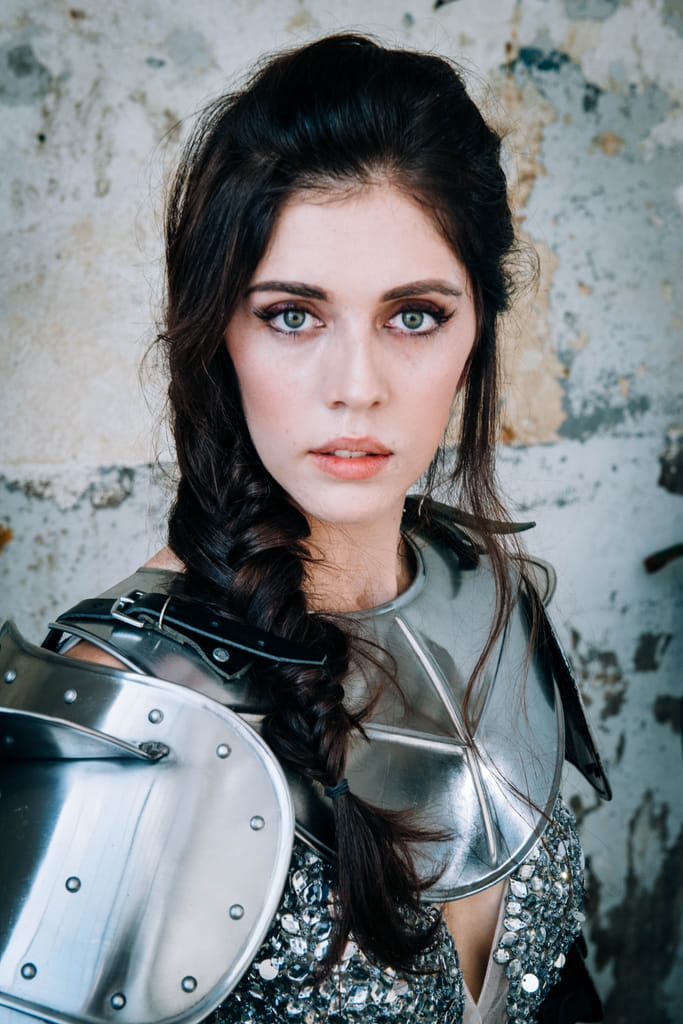 Warrior — glam and fine art portrait, photograph 56 of 70