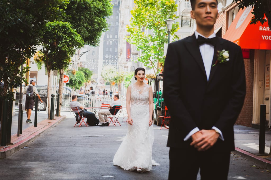 Alex and Will on their wedding day, photograph 28 of 172