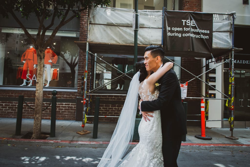 Alex and Will on their wedding day, photograph 33 of 172