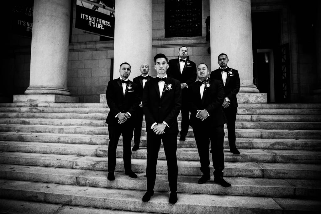Alex and Will on their wedding day, photograph 61 of 172