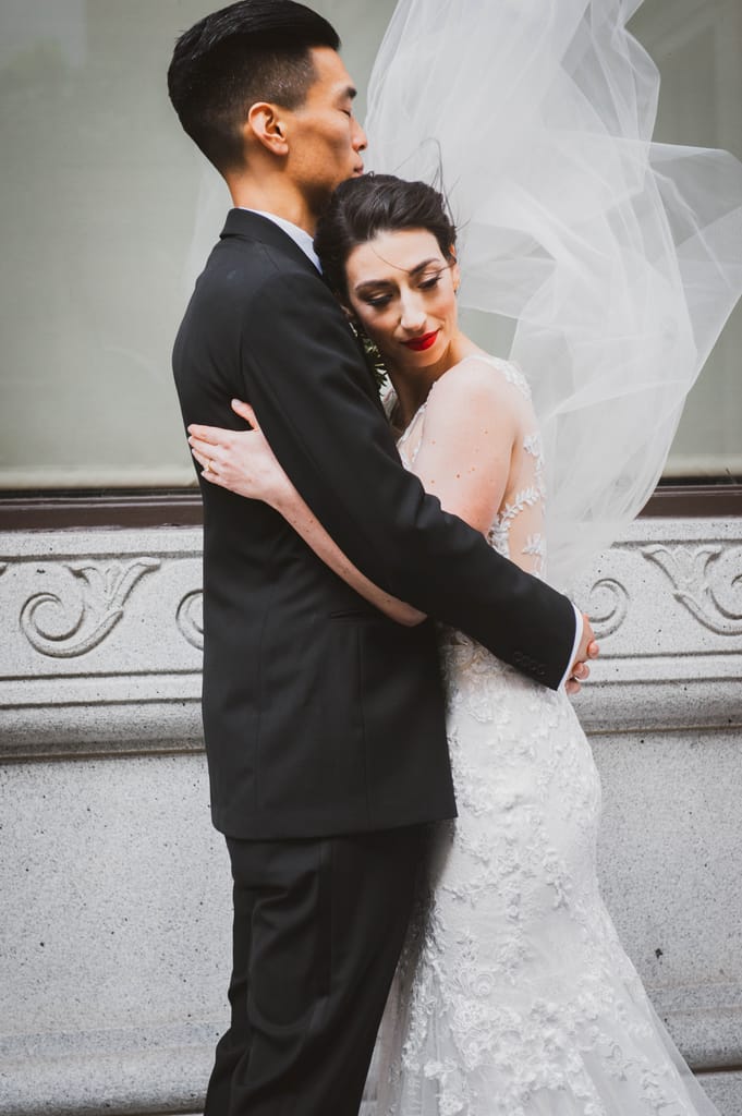 Alex and Will on their wedding day, photograph 98 of 172