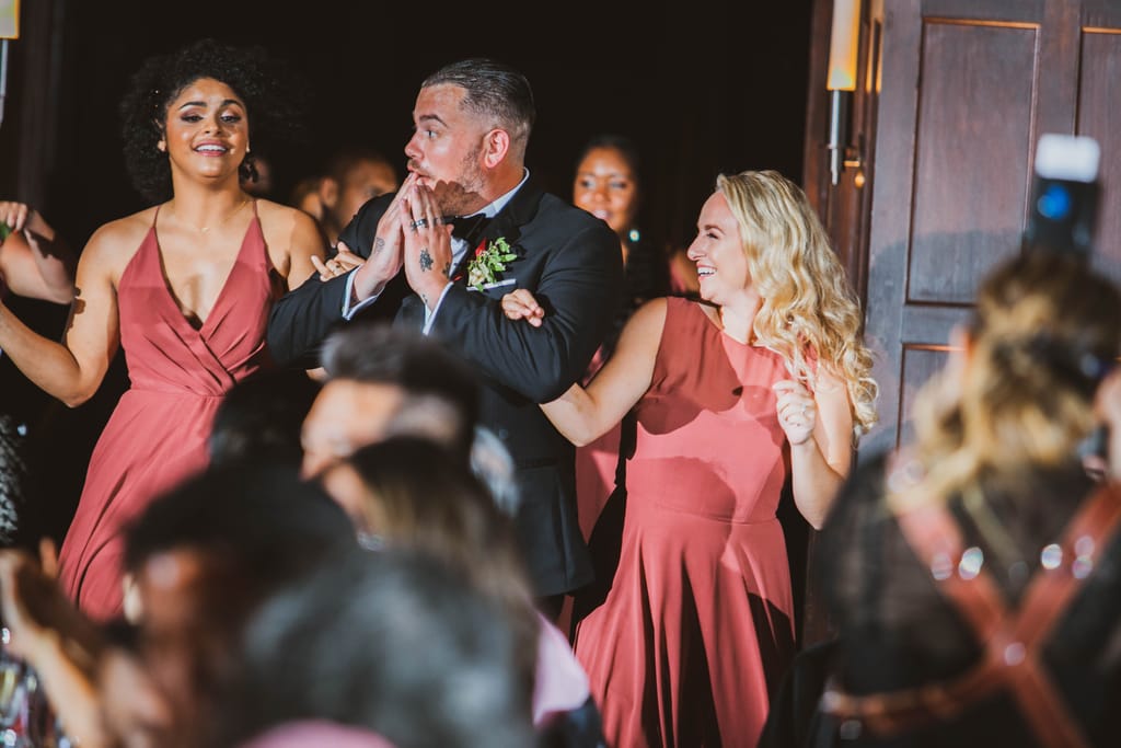 Alex and Will on their wedding day, photograph 127 of 172
