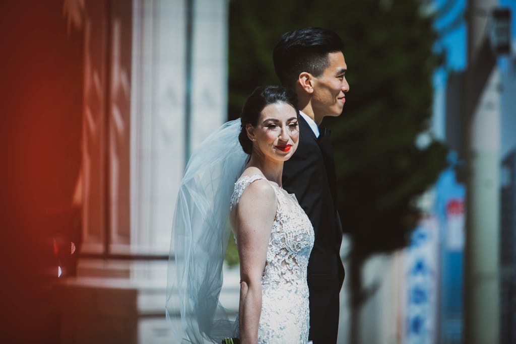 Alex and Will on their wedding day, photograph 46 of 172