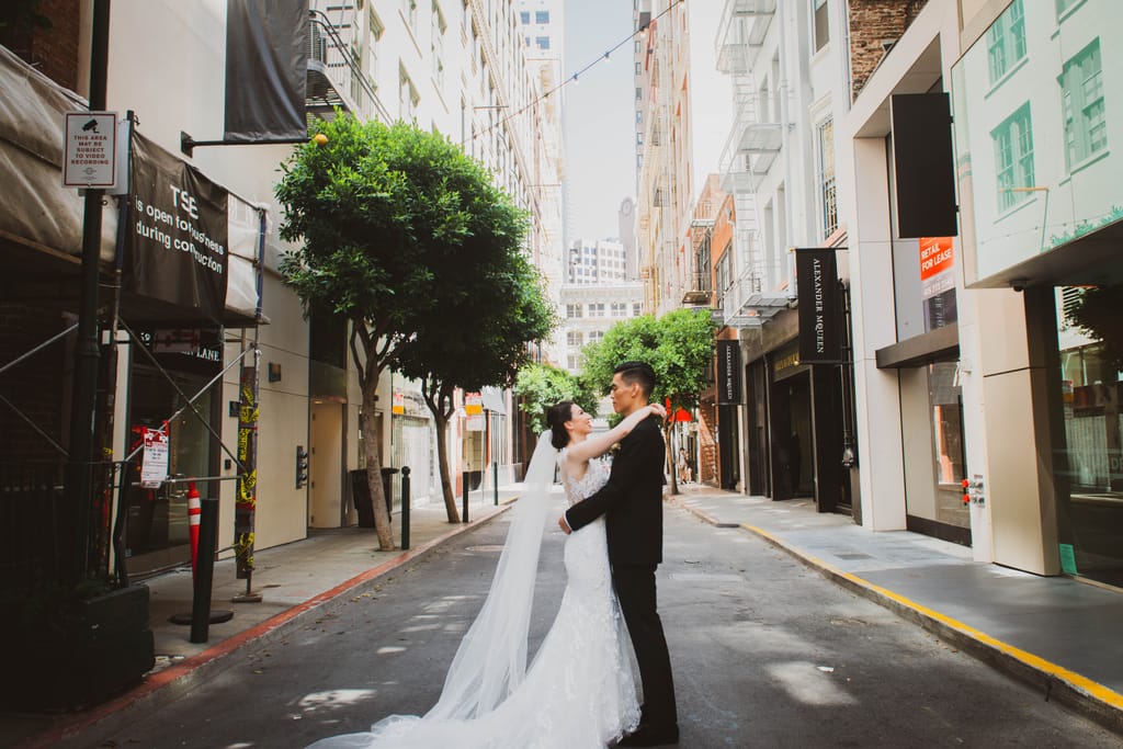 Alex and Will on their wedding day, photograph 36 of 172