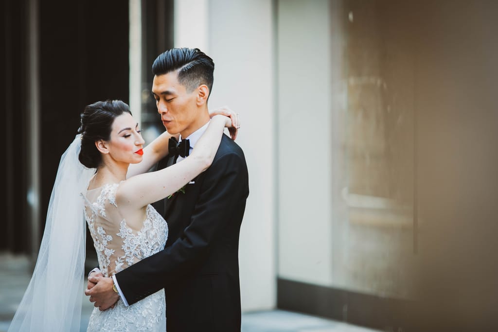 Alex and Will on their wedding day, photograph 34 of 172