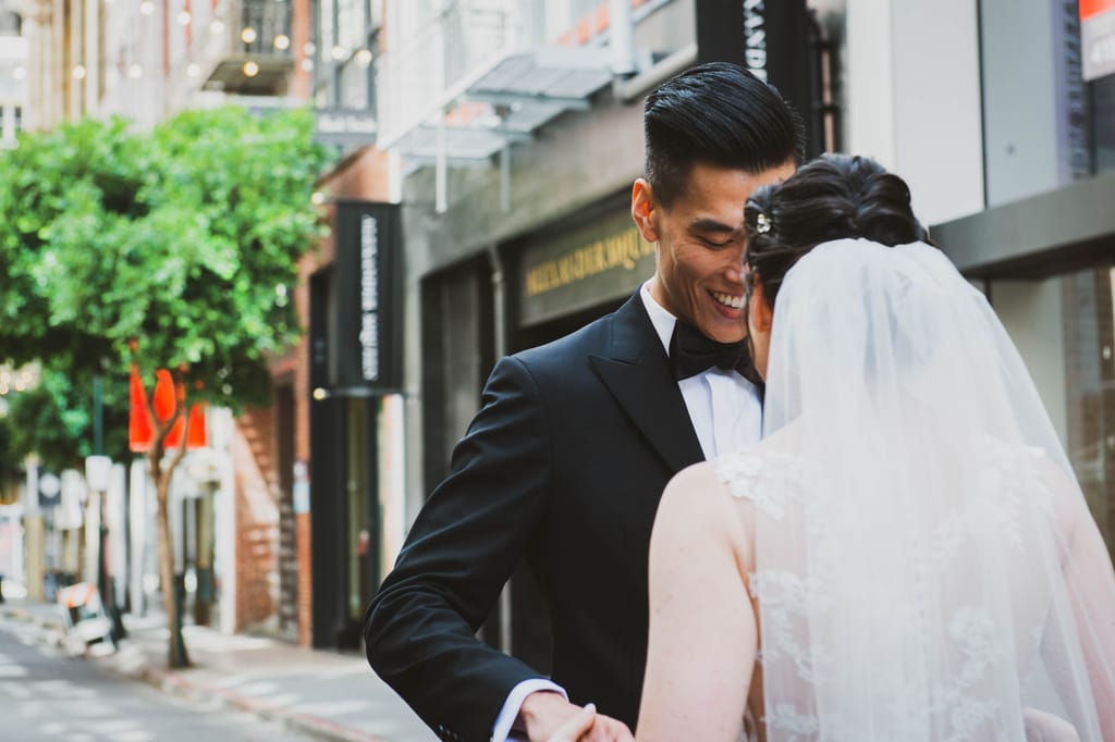 Alex and Will on their wedding day, photograph 35 of 172