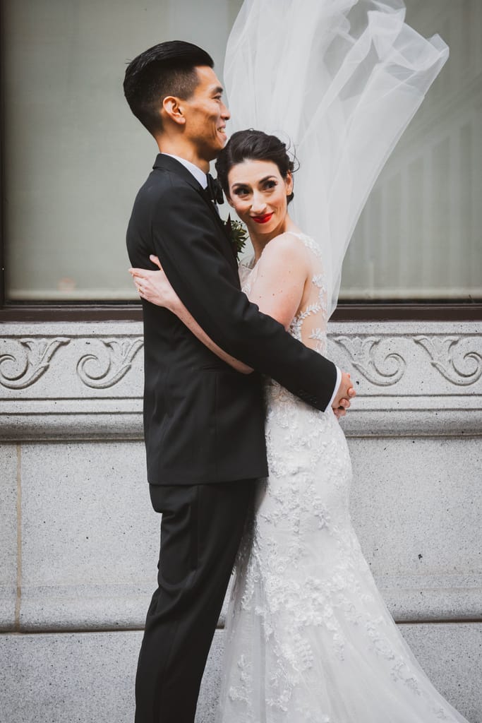 Alex and Will on their wedding day, photograph 99 of 172