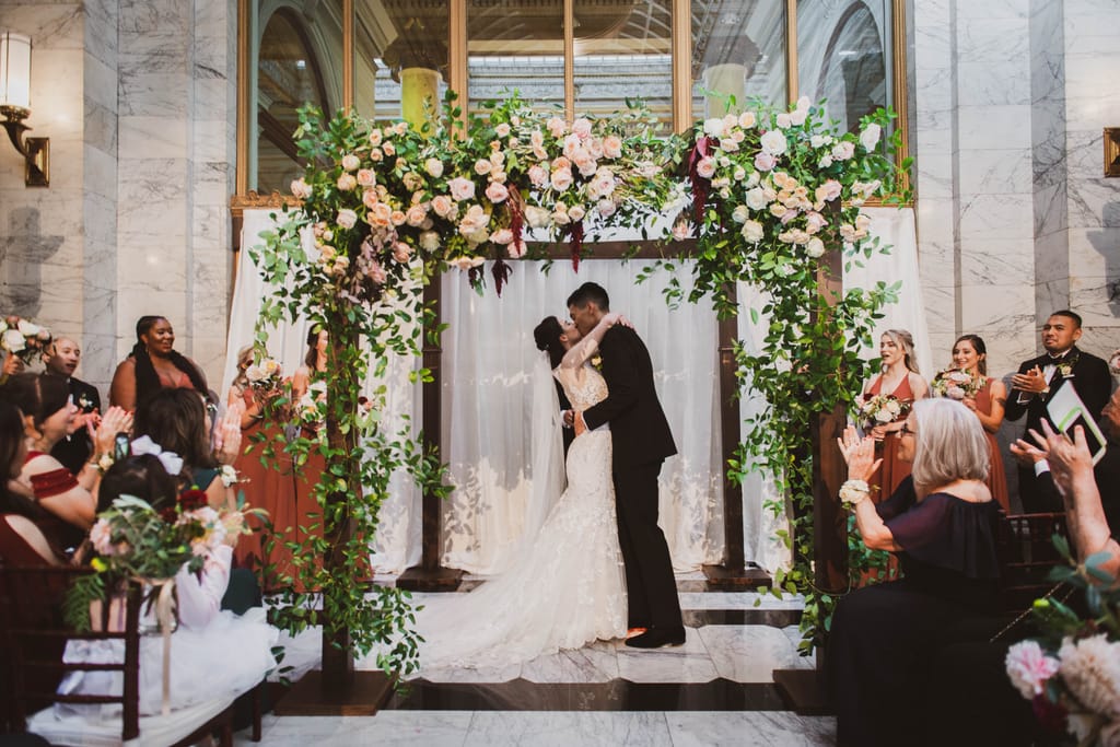 Alex and Will on their wedding day, photograph 118 of 172