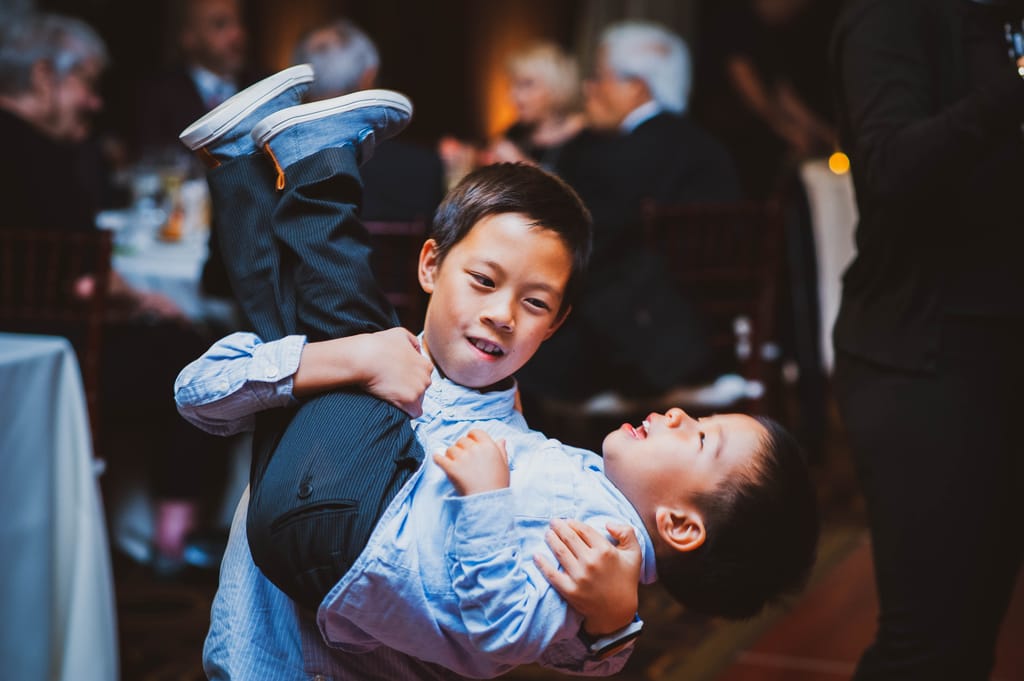 Alex and Will on their wedding day, photograph 157 of 172