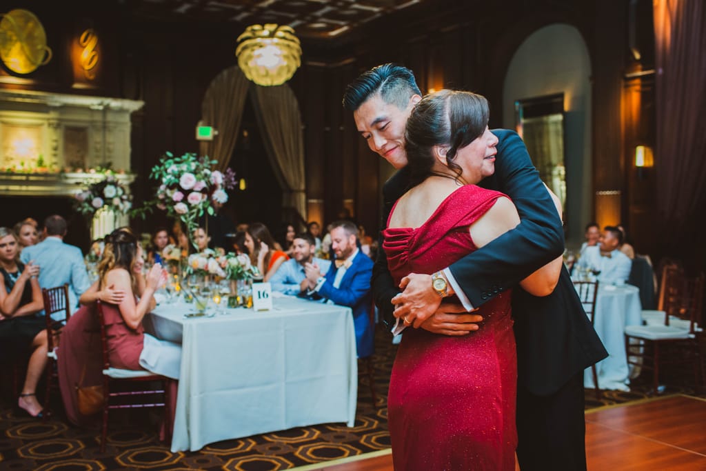 Alex and Will on their wedding day, photograph 166 of 172