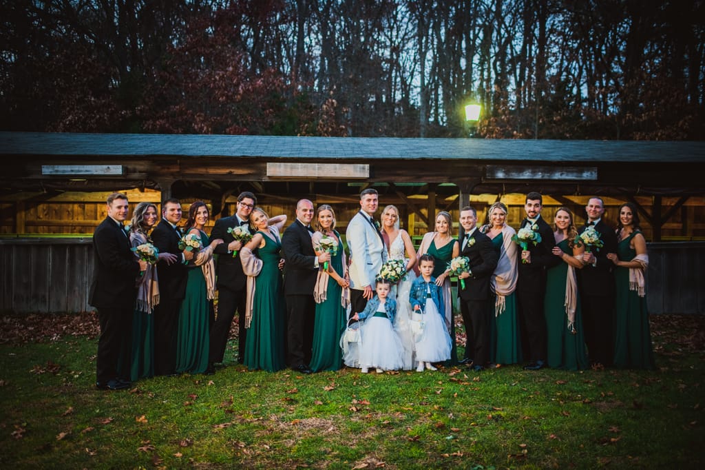 Caroline and Brendan on their wedding day, photograph 76 of 95