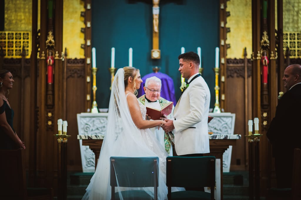 Caroline and Brendan on their wedding day, photograph 34 of 95