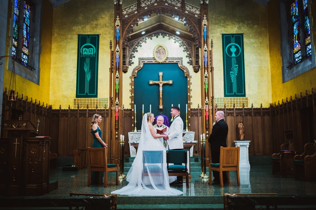 Caroline and Brendan on their wedding day, photograph 36 of 95
