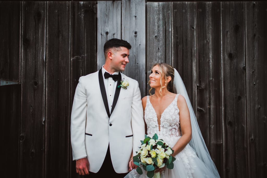 Caroline and Brendan on their wedding day, photograph 49 of 95
