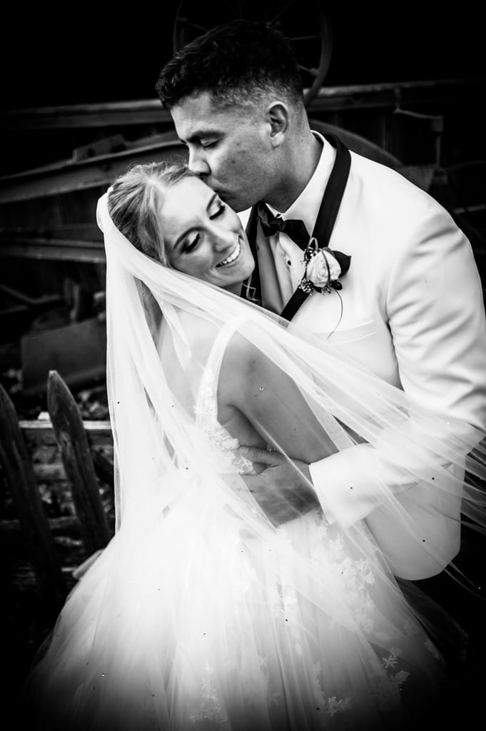 Caroline and Brendan on their wedding day, photograph 63 of 95