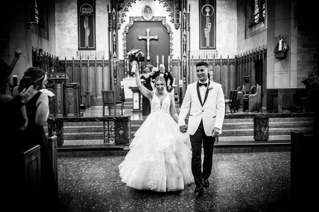 Caroline and Brendan on their wedding day, photograph 40 of 95