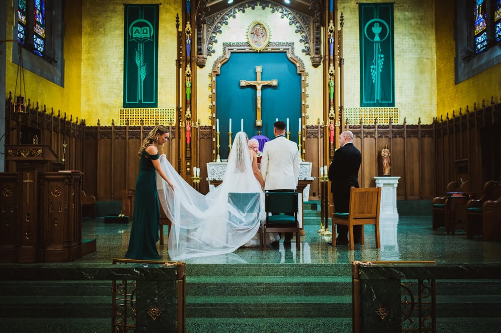 Caroline and Brendan on their wedding day, photograph 33 of 95