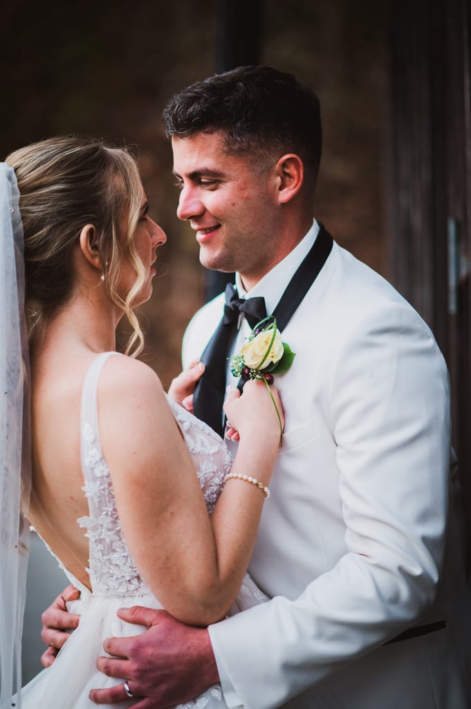 Caroline and Brendan on their wedding day, photograph 54 of 95