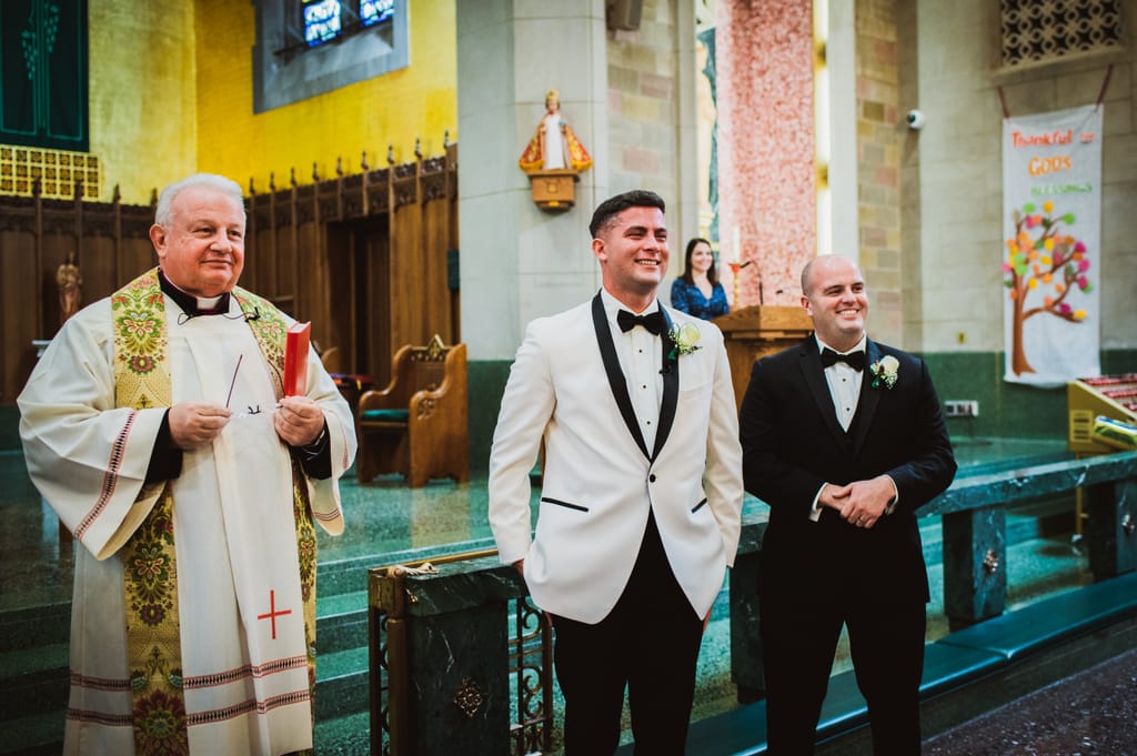 Caroline and Brendan on their wedding day, photograph 28 of 95