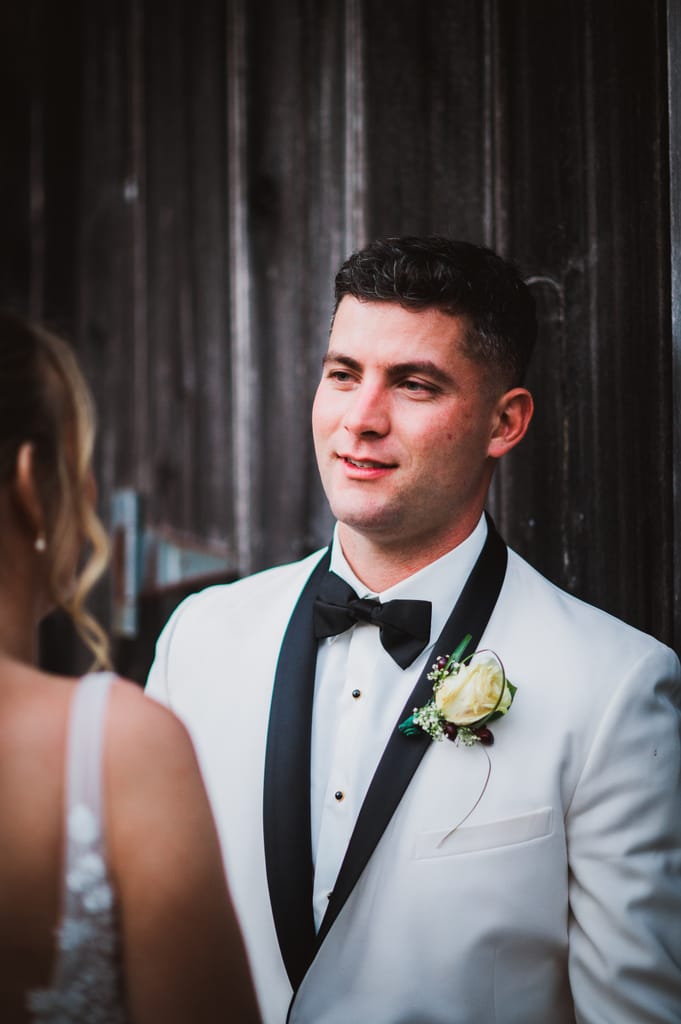 Caroline and Brendan on their wedding day, photograph 53 of 95