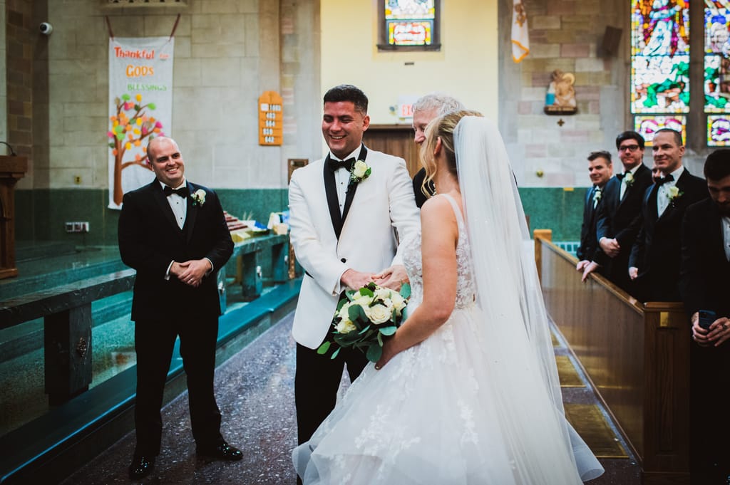 Caroline and Brendan on their wedding day, photograph 29 of 95