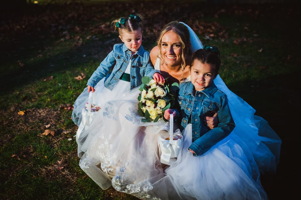 Caroline and Brendan on their wedding day, photograph 84 of 95