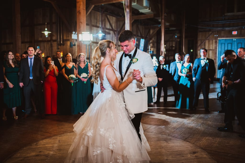 Caroline and Brendan on their wedding day, photograph 95 of 95