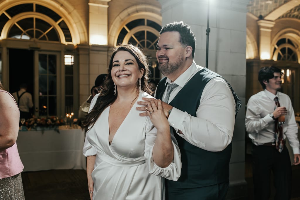 Courtney and Eric on their wedding day, photograph 148 of 151